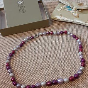 Ringed Cultured Pearl Graduated 20" Necklace